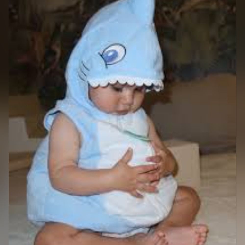 Baby "Little" Shark Infant Costume  6-9 Months